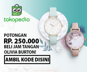 Tokopedia Disc Rp. 250.000 Jam Olivia Burton