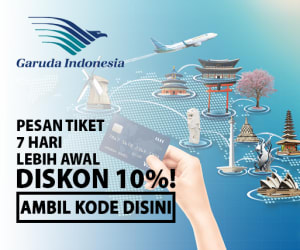 Garuda Pesan Awal Disc 10%