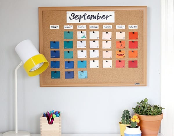 Bulletin Board Calendar 