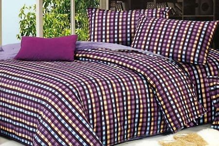 Purple Bedroom Bedsheet