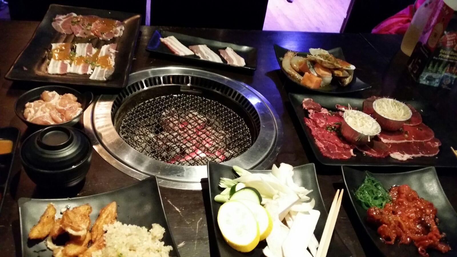 Rocku Yakiniku Table