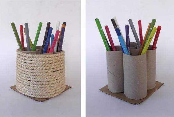 Toilet Roll Tubes Organizer