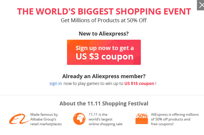 aliexpress coupon