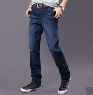 mpfm80006 Dark Blue Trendy Men Jeans
