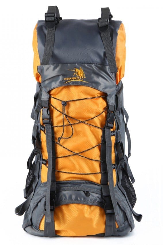 75L Free Knight Outdoor Backpack for Hiking & Camping Yellow